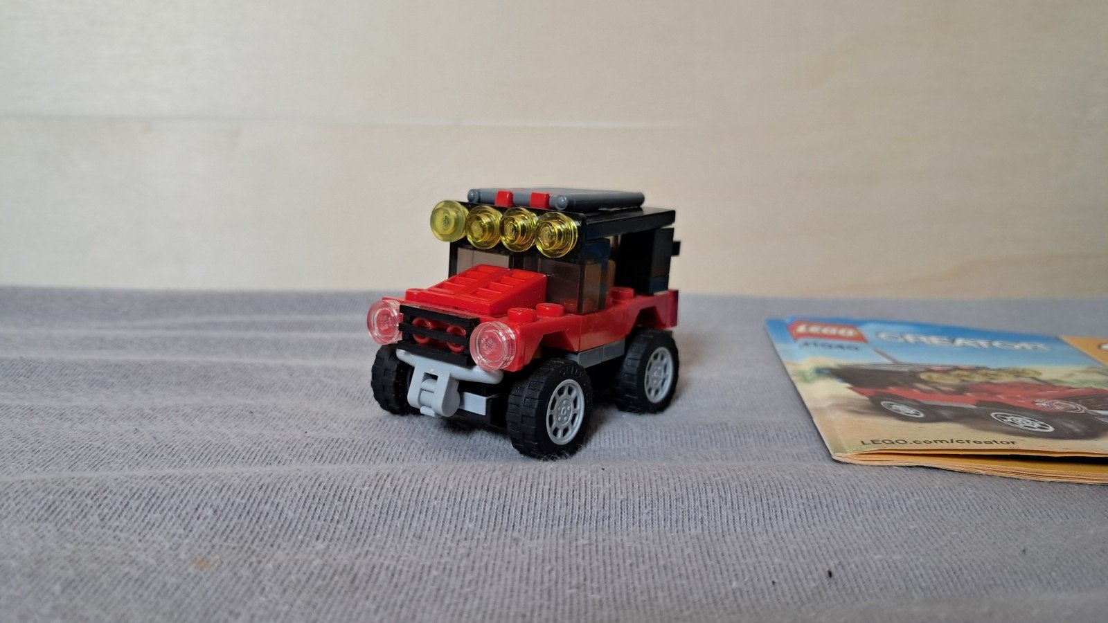 Lego Creator 31040 Desert Racers - 1 onderdeel mist, Gebruikt, Lego, Ophalen of Verzenden, Inclusief instructies