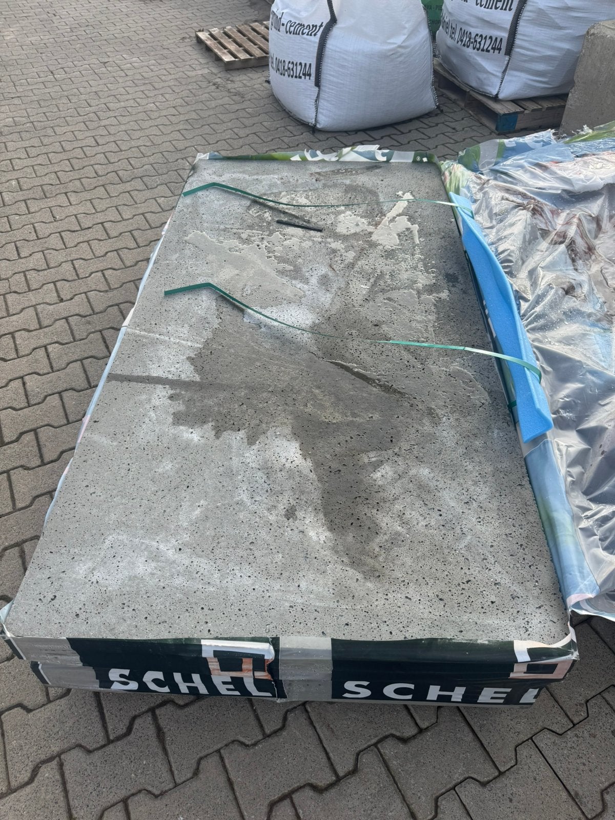 Schellevis tegel grijs 200/100/10 grijs, Ophalen, Beton, Terrastegels