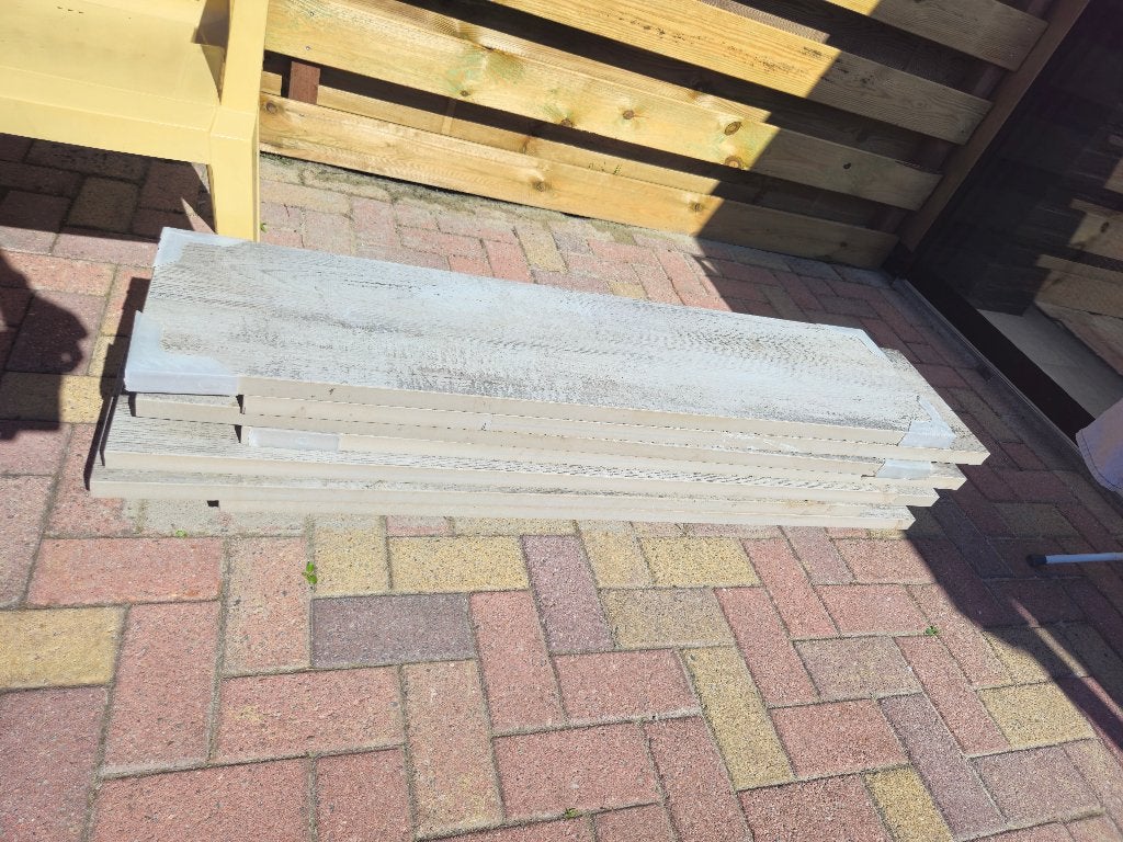 Keramische tuintegels Legna Rustico Pecan 120x30x3, Ophalen, Keramiek, Nieuw, Minder dan 5 m²