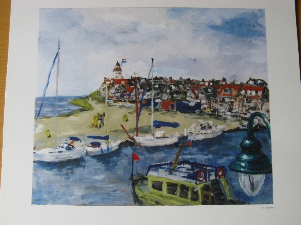 Urk. Vuurtoren op een Dijk, d, Verzamelen, Ophalen of Verzenden, Voor 1940, Zo goed als nieuw, Overige onderwerpen