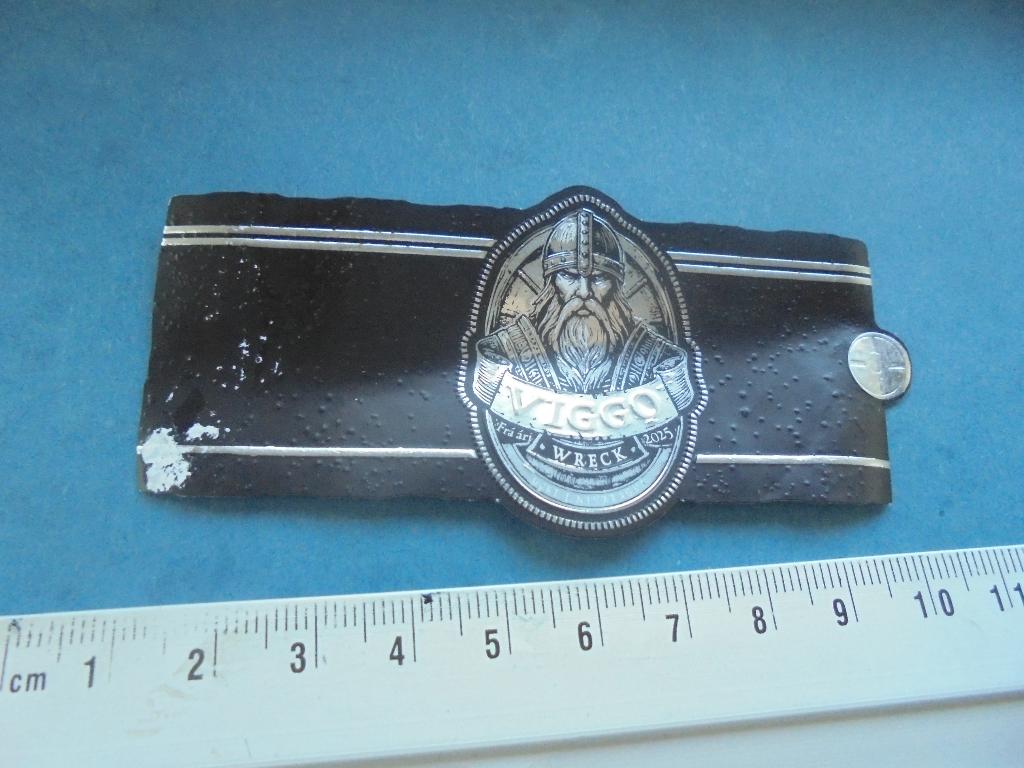 Sigarenband VIGGO Wreck afb. Noorman (o) uit NIGARAGUA, Ophalen of Verzenden, Zo goed als nieuw, Sigarenbandjes