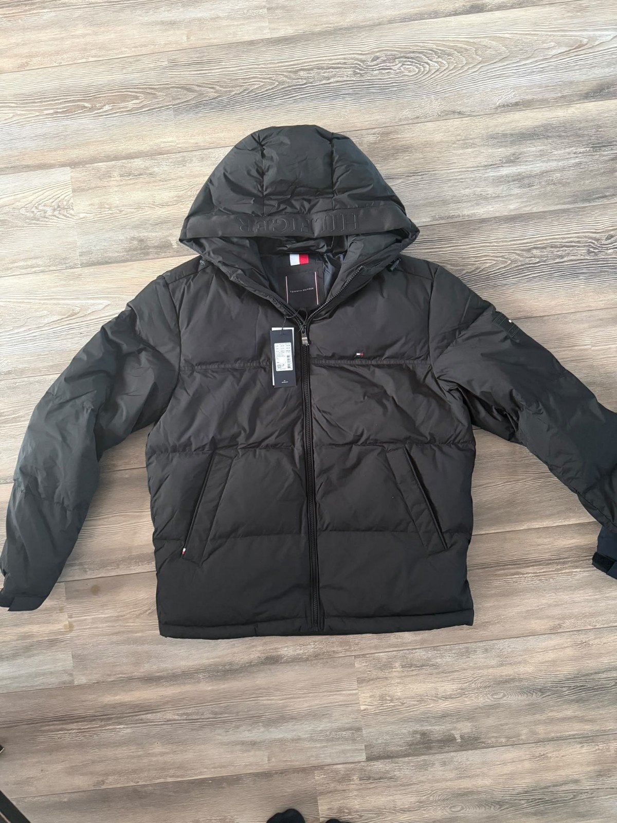 Tommy Hilfiger Puffer Jas Zwart - Maat L, Ophalen, Maat 48/50 (M), Zwart, Tommy Hilfiger