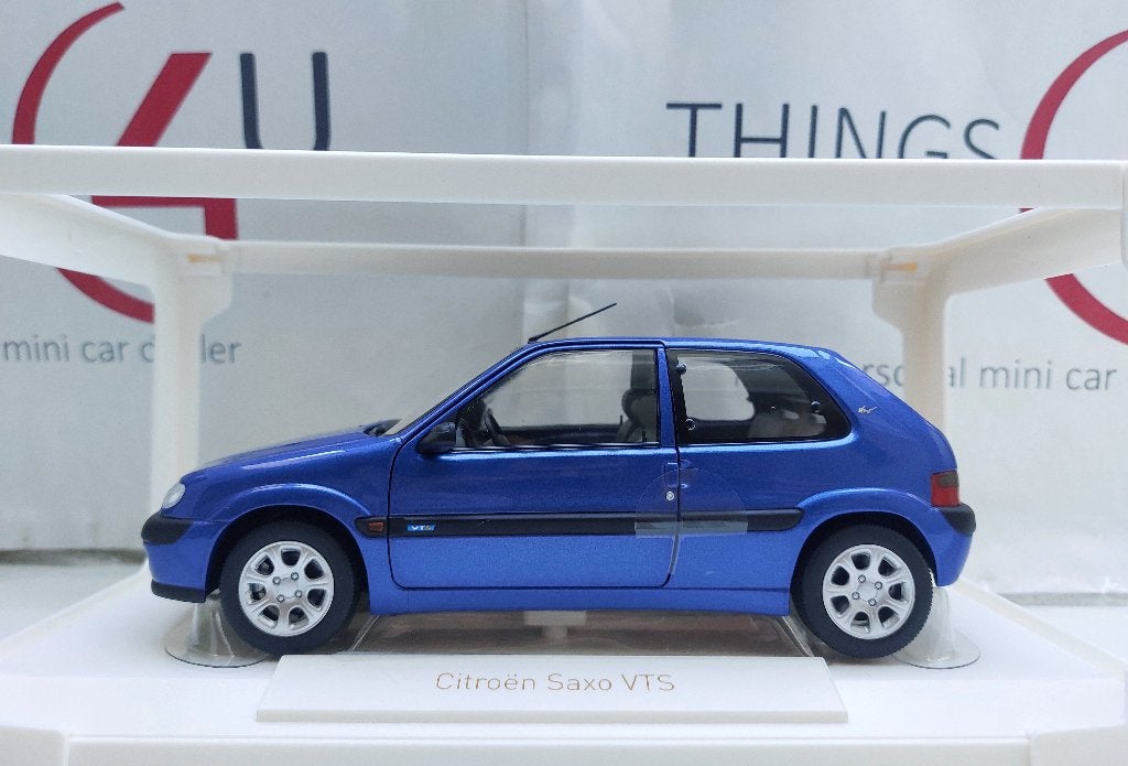 Norev 1:18 Citroen Saxo VTS 1996 Poseidon Blue nieuw, Ophalen of Verzenden, Nieuw, Auto, Norev