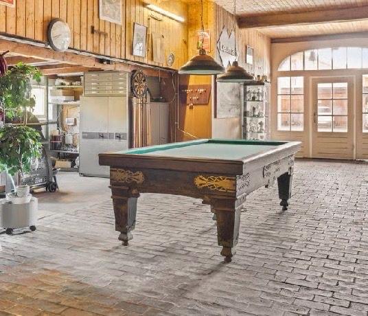 Antiek Wilhelmina Biljart - Bouwjaar 1880, Ophalen, Gebruikt, Biljarttafel