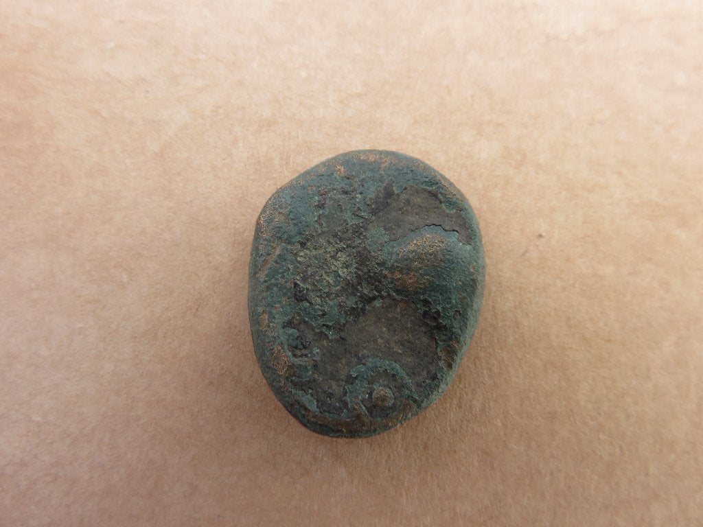 Keltische bronzen munt - ong. 2000 jaar oud - bodemvondst, Postzegels en Munten, Ophalen of Verzenden, Overige landen, Losse munt