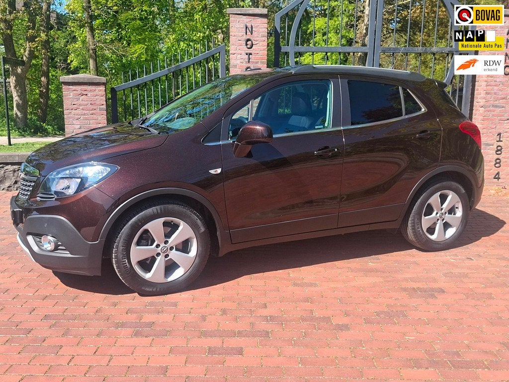 Opel Mokka 1.4 Turbo Trekhaak Leer Navi Opendak Stoelverw., Voorwielaandrijving, Gebruikt, Euro 6, 4 cilinders
