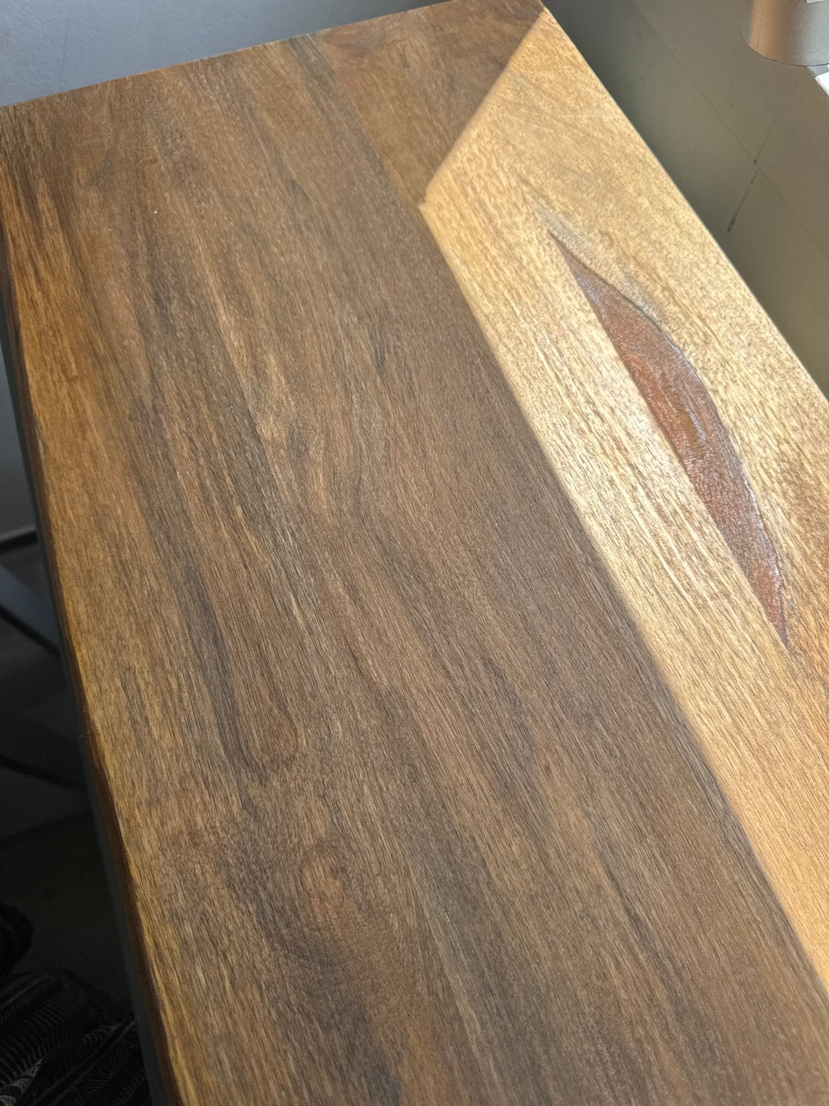 Massief mangohouten tafelblad 120x40 cm, Minder dan 50 cm, 100 tot 150 cm, Nieuw, Ophalen of Verzenden