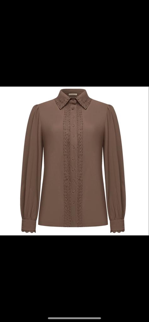 Triple Nine blouse Maat M Nieuw, Ophalen of Verzenden, Nieuw, Maat 38/40 (M), Bruin