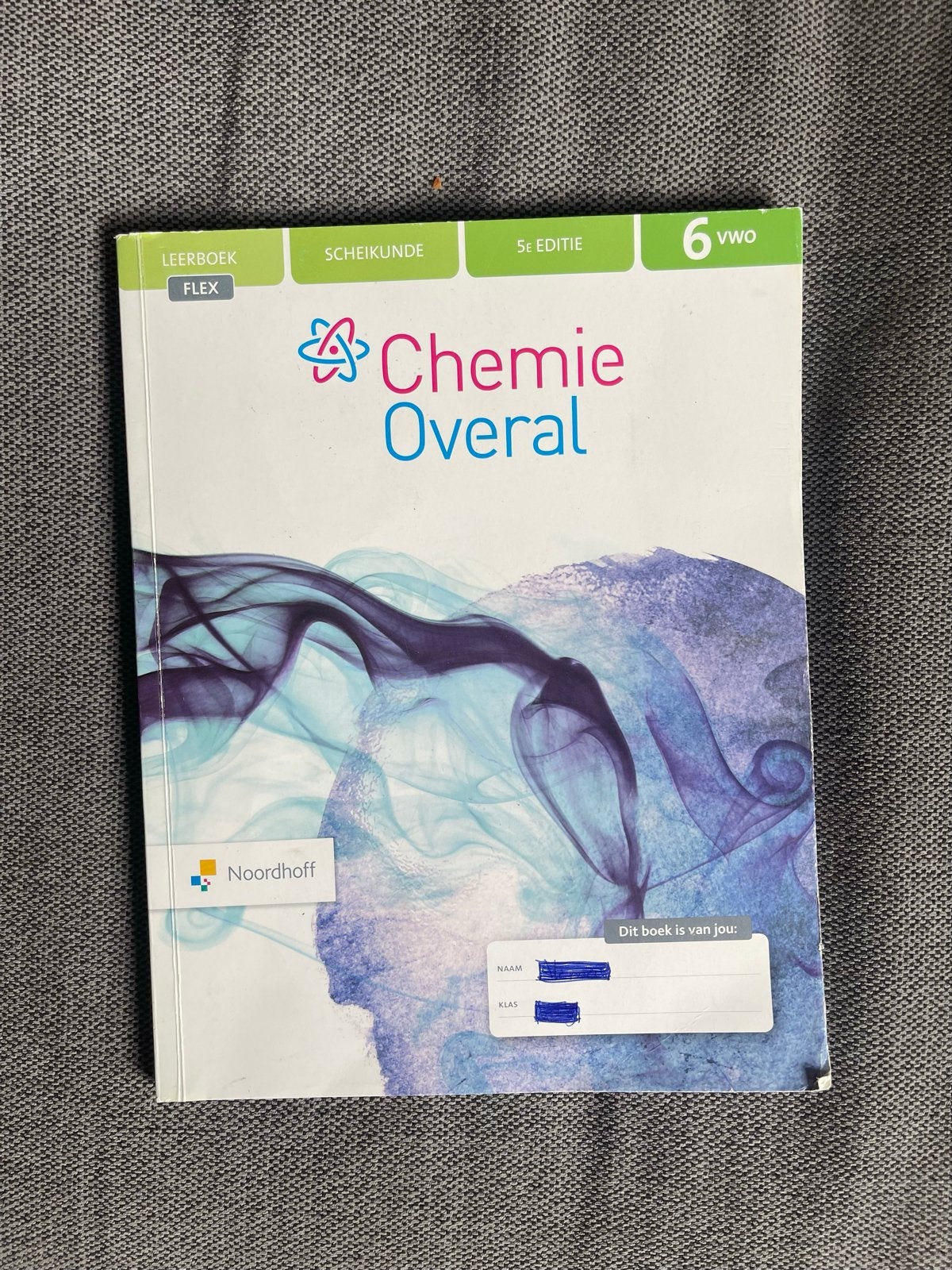 Chemie Overal 6 vwo Leerboek 5e editie Noordhoff, Boeken, Schoolboeken, Ophalen of Verzenden, Gelezen, VWO, Scheikunde