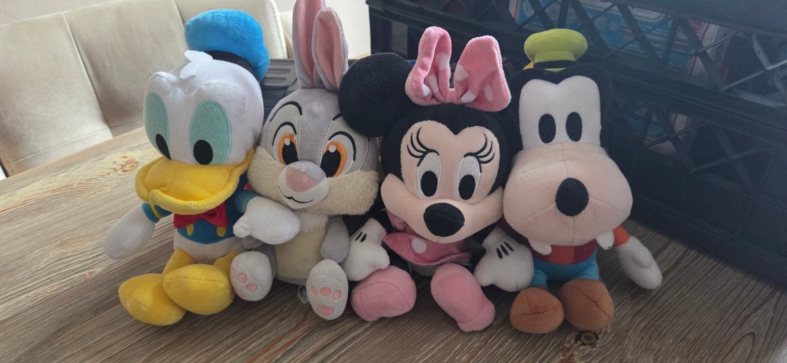 Disney knuffels Donald Duck, Stampertje, Minnie Mouse, Goofy, Kinderen en Baby's, Speelgoed | Knuffels en Pluche, Disney, Ophalen of Verzenden