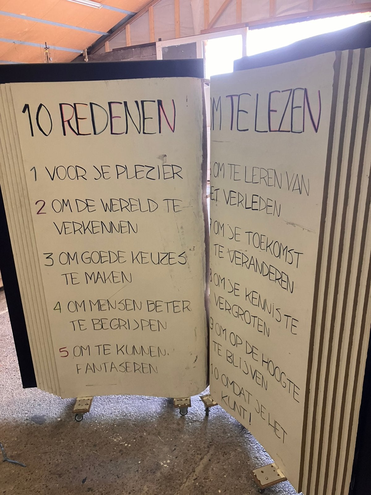 Levensgroot boek voor promotie, Ophalen, Gebruikt