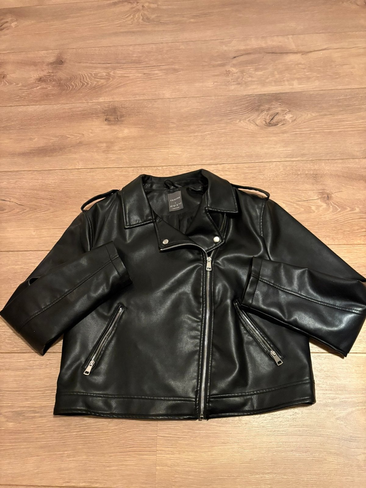 Kunstleren jasje L, Kleding | Dames, Jassen | Zomer, Ophalen of Verzenden, Zo goed als nieuw