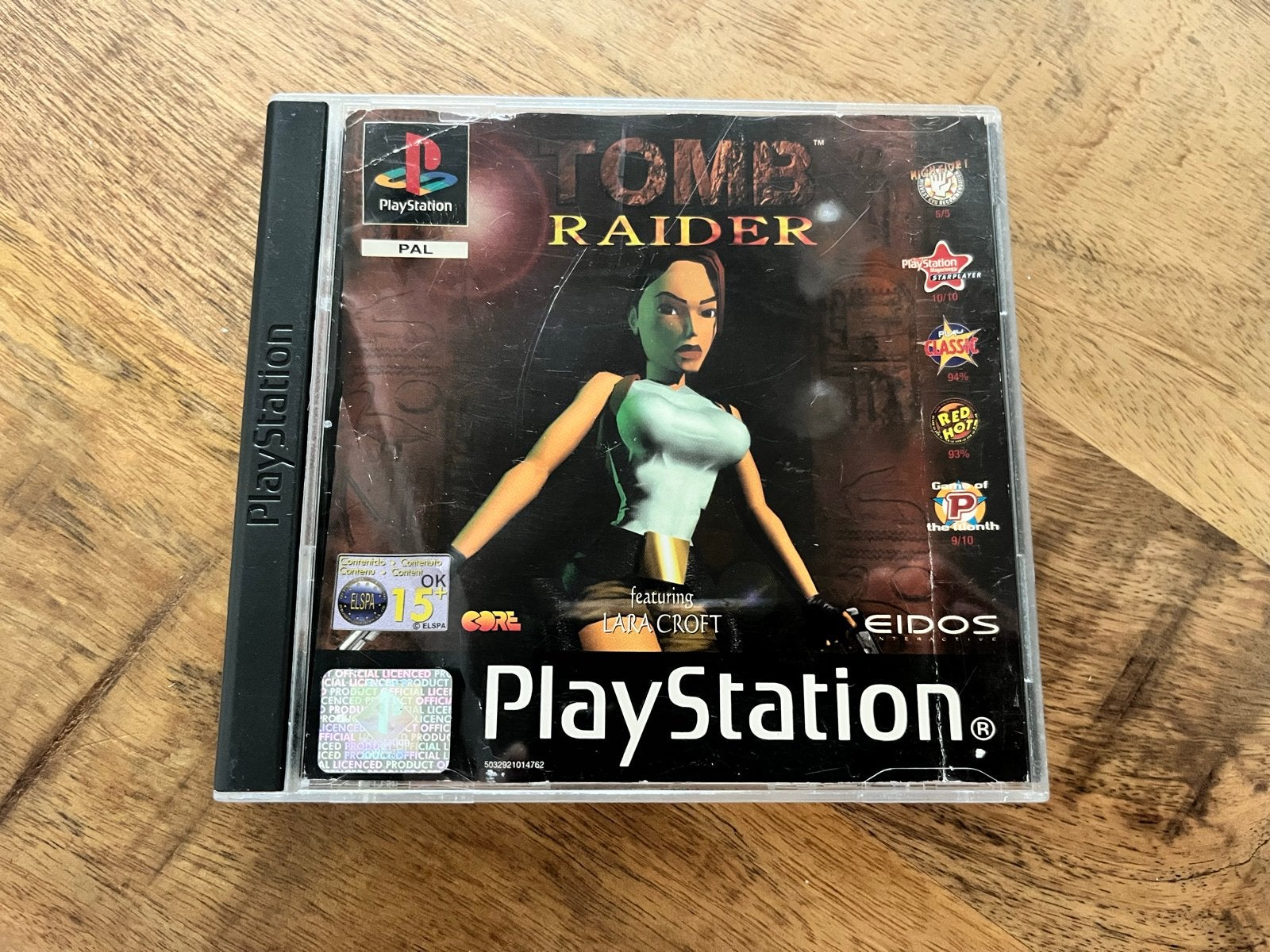 Tomb Raider PlayStation 1 (PS1) Klassieker, Avontuur en Actie, Gebruikt, Q, U