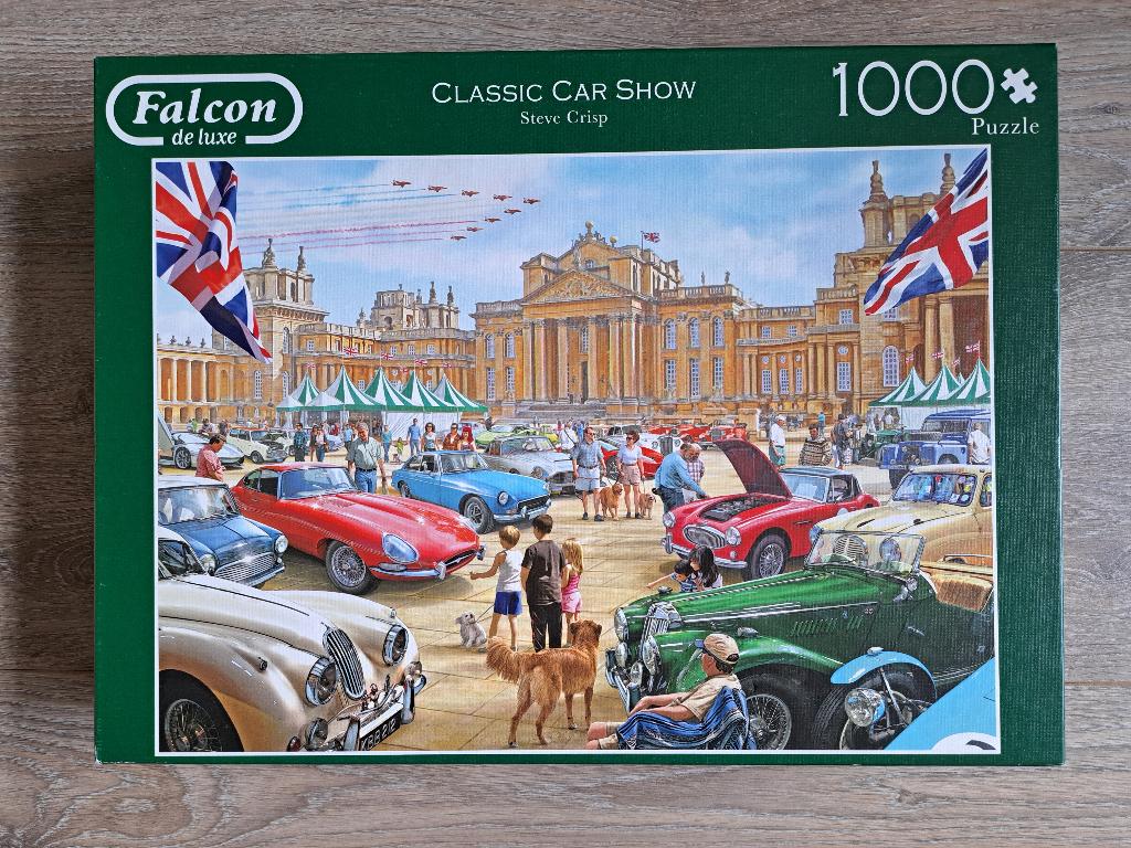 Puzzel Falcon Classic car show, Ophalen, 500 t/m 1500 stukjes, Zo goed als nieuw, Legpuzzel
