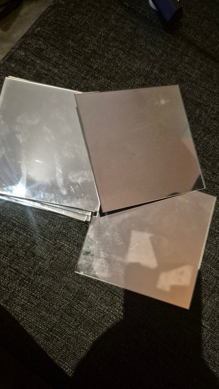 Spiegeltegeltjes - Vierkant, Huis en Inrichting, Ophalen, Minder dan 50 cm, Vierkant, Nieuw
