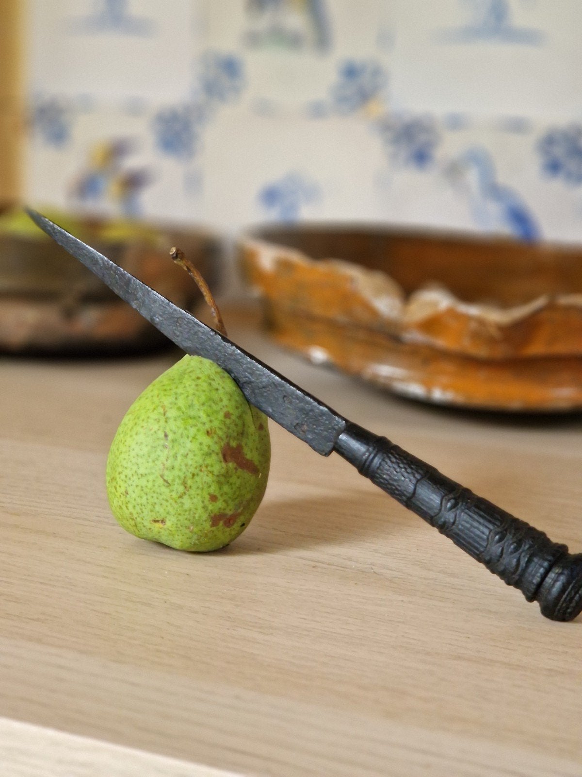 Prachtig 17e-eeuws bodemvondst mes, Ophalen of Verzenden