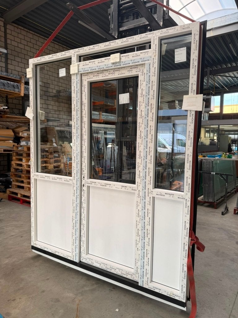 Kunststof buiten deur kozijn Schüco 2135x2540 mm (NIEUW) 45, Ophalen, Kunststof, Deurkozijn, Nieuw