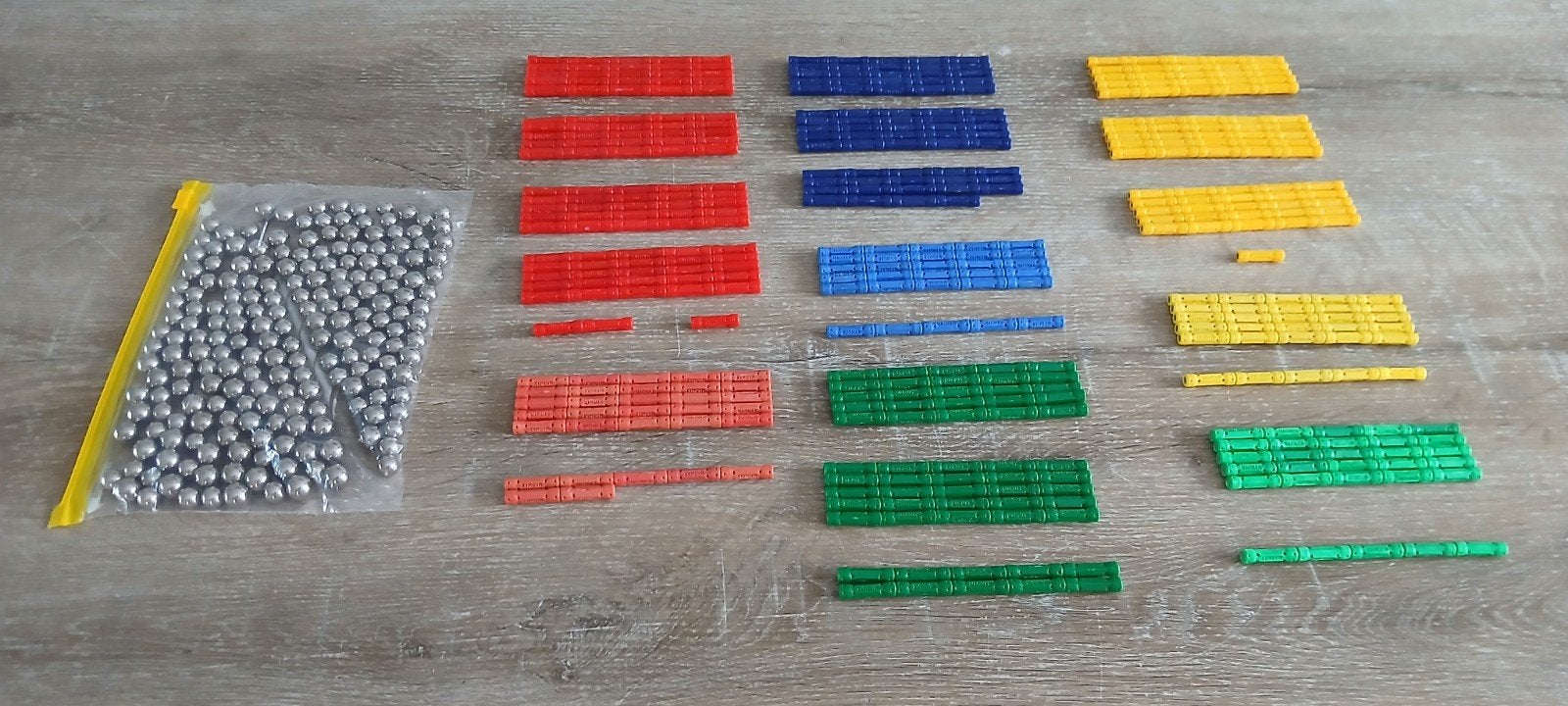 600 delig set Magmax magnetisch speelgoed staafjes balletjes, Ophalen of Verzenden, Gebruikt, Bouwen