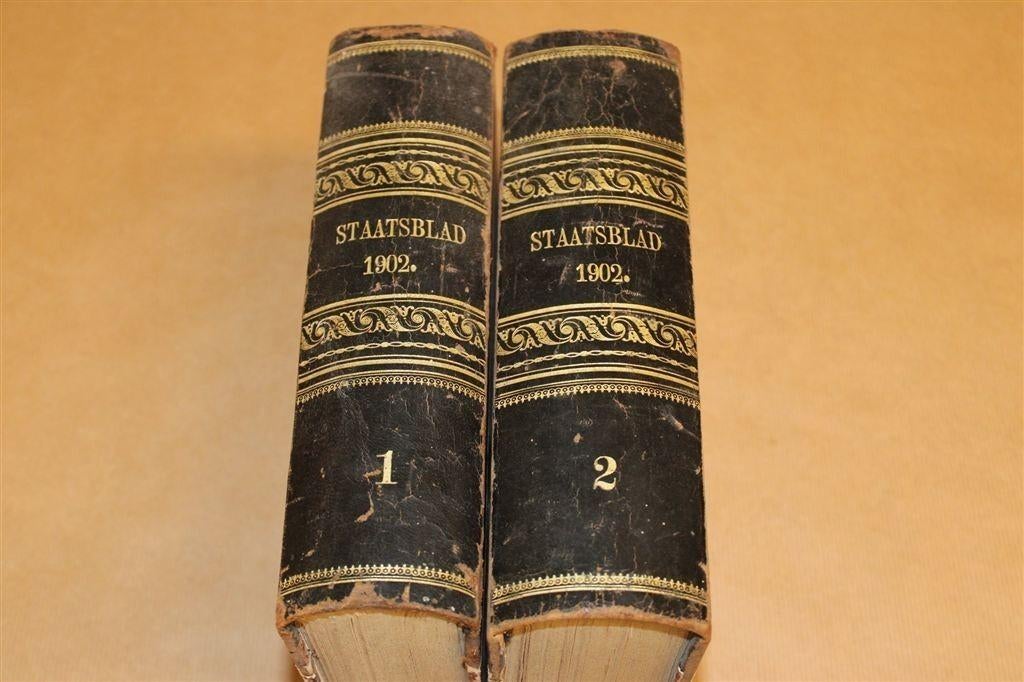 Staatsblad 1902 [2 Delen] — Zeldzaam, Ophalen of Verzenden