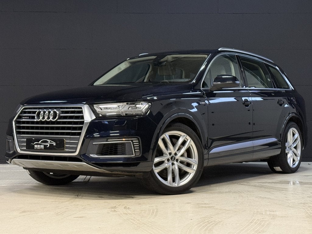 Audi Q7 3.0 TDI e-tron quattro Premium | SOH 92% | Camera |, Auto's, Audi, Gebruikt, Blauw, 2420 kg, Bedrijf