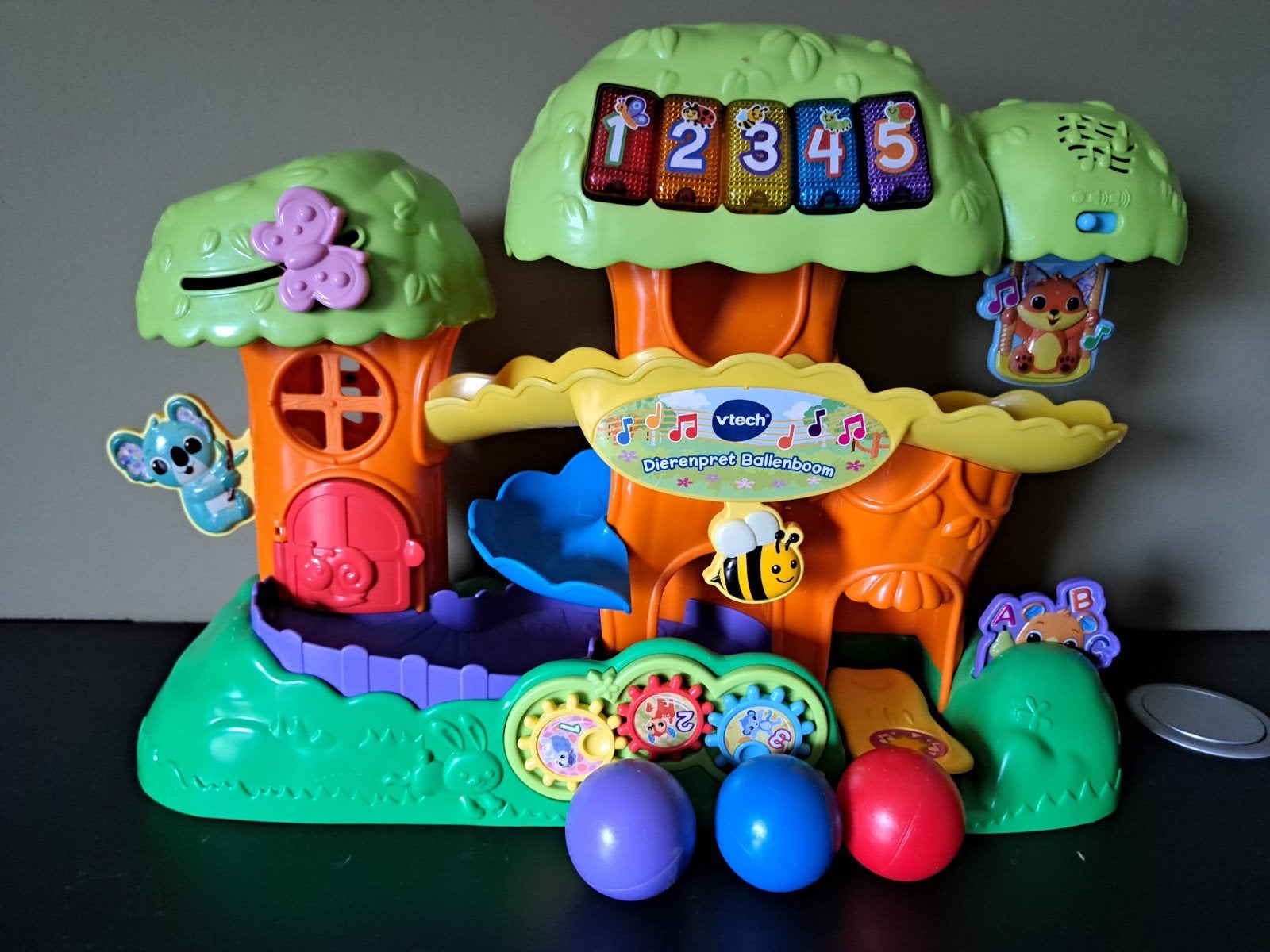 VTech Dierenpret Ballenboom - Interactief Speelgoed, Ophalen, Zo goed als nieuw, 6 maanden tot 2 jaar