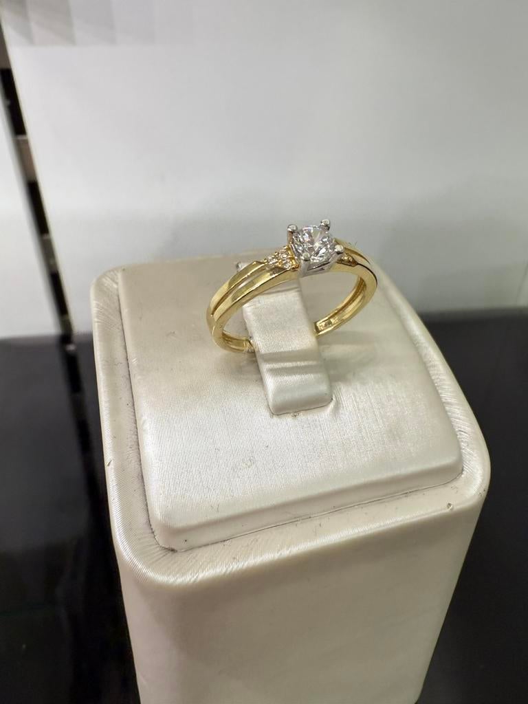 Prachtige 14 karaats gouden ring verlovingsring trouwring, Sieraden, Tassen en Uiterlijk, Ringen, Ophalen of Verzenden, Nieuw