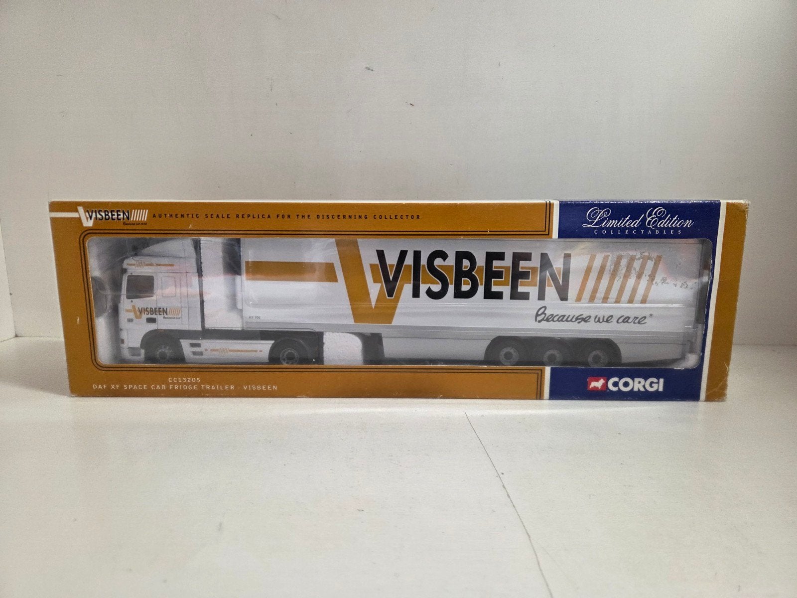 Corgi DAF XF koeloplegger Visbeen, Hobby en Vrije tijd, Corgi, ., Ophalen of Verzenden, Zo goed als nieuw