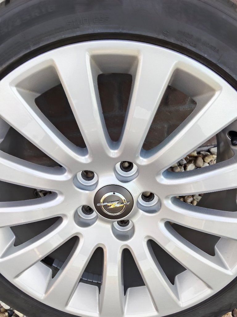 Originele 18 inch Opel Insignia A Winterset, Auto-onderdelen, Banden en Velgen, Ophalen, 18 inch, Gebruikt, Banden en Velgen