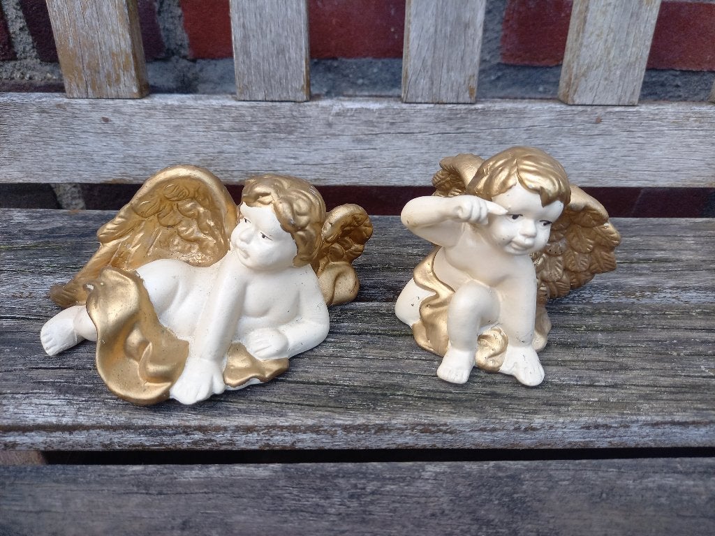 2 Engelen / Engeltjes, -, -, Ophalen of Verzenden, Zo goed als nieuw