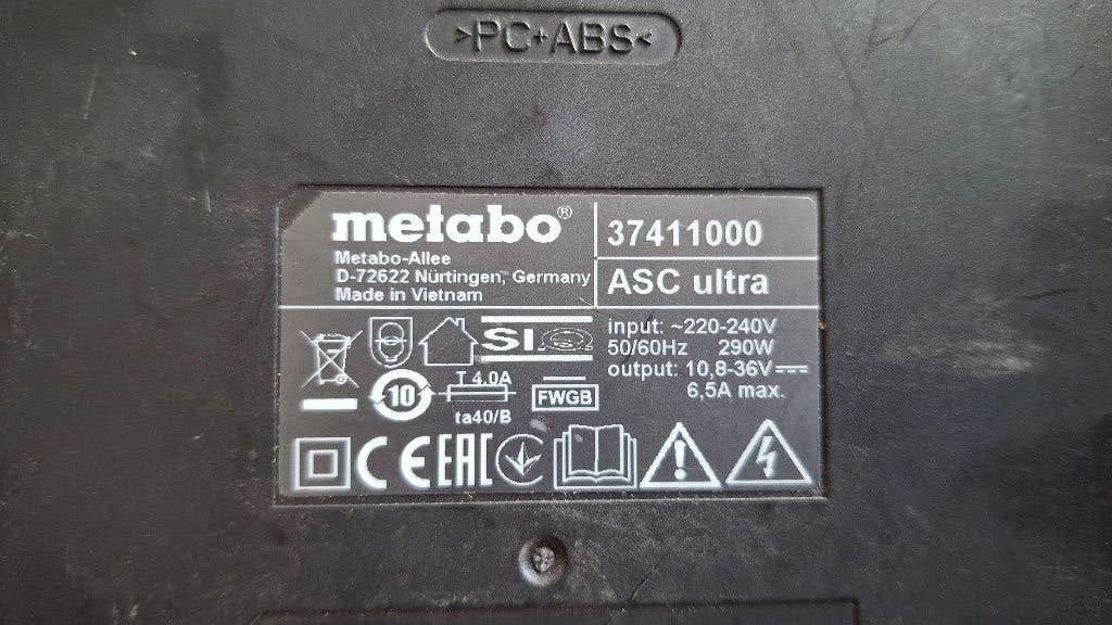 Metabo ASC Ultra Acculader snellader lader, ., Ophalen of Verzenden, Zo goed als nieuw, .