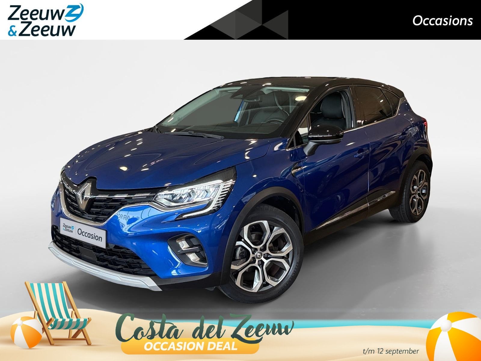 Renault Captur 1.3 TCe 130 Edition One *Automaat*Navi*Stoel, Stof, Gebruikt, 4 cilinders, Blauw