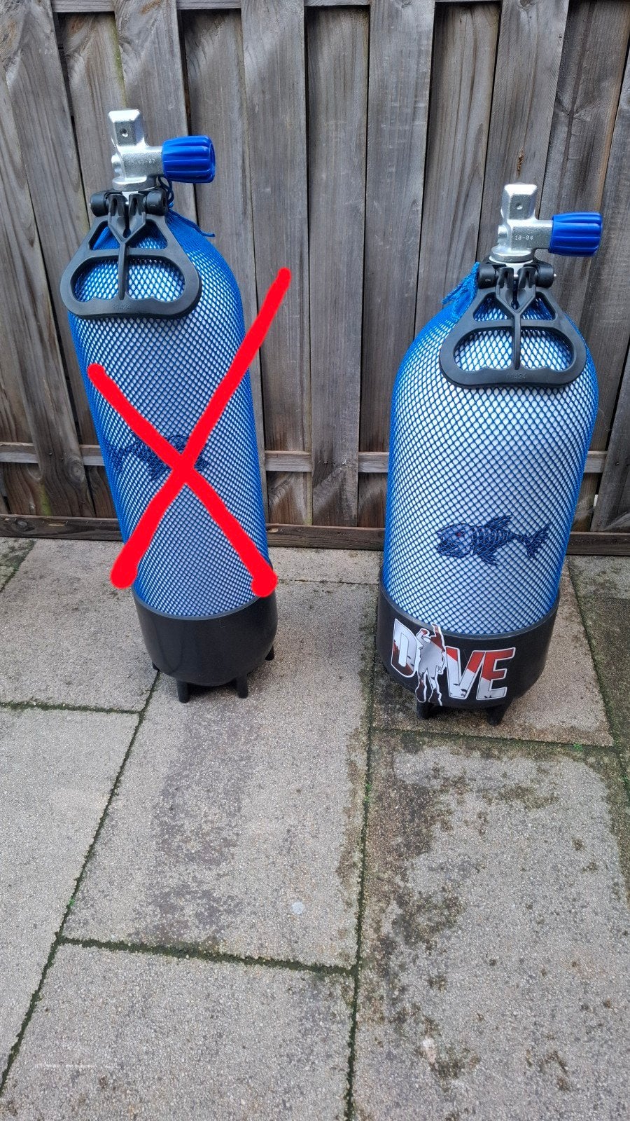 Duikflessen 6, 10, 12 liter - gekeurd  tot2031, Ophalen, Gebruikt, Duikfles