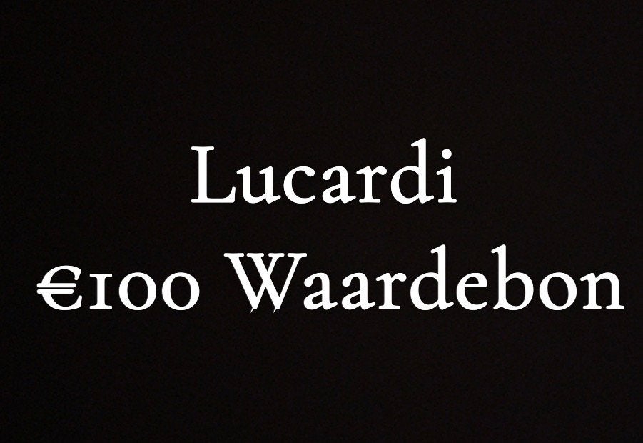 €100 lucardi, Cadeaubon
