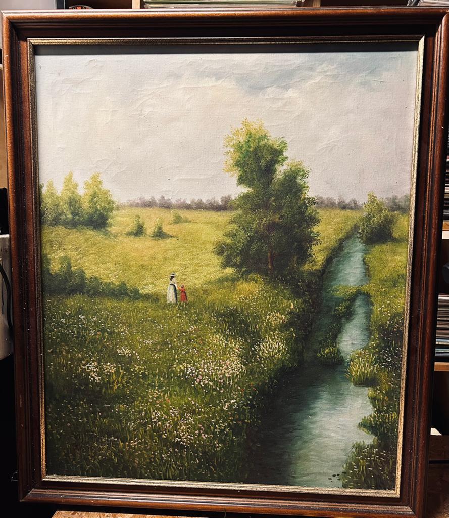 Romantisch schilderij, Ophalen of Verzenden