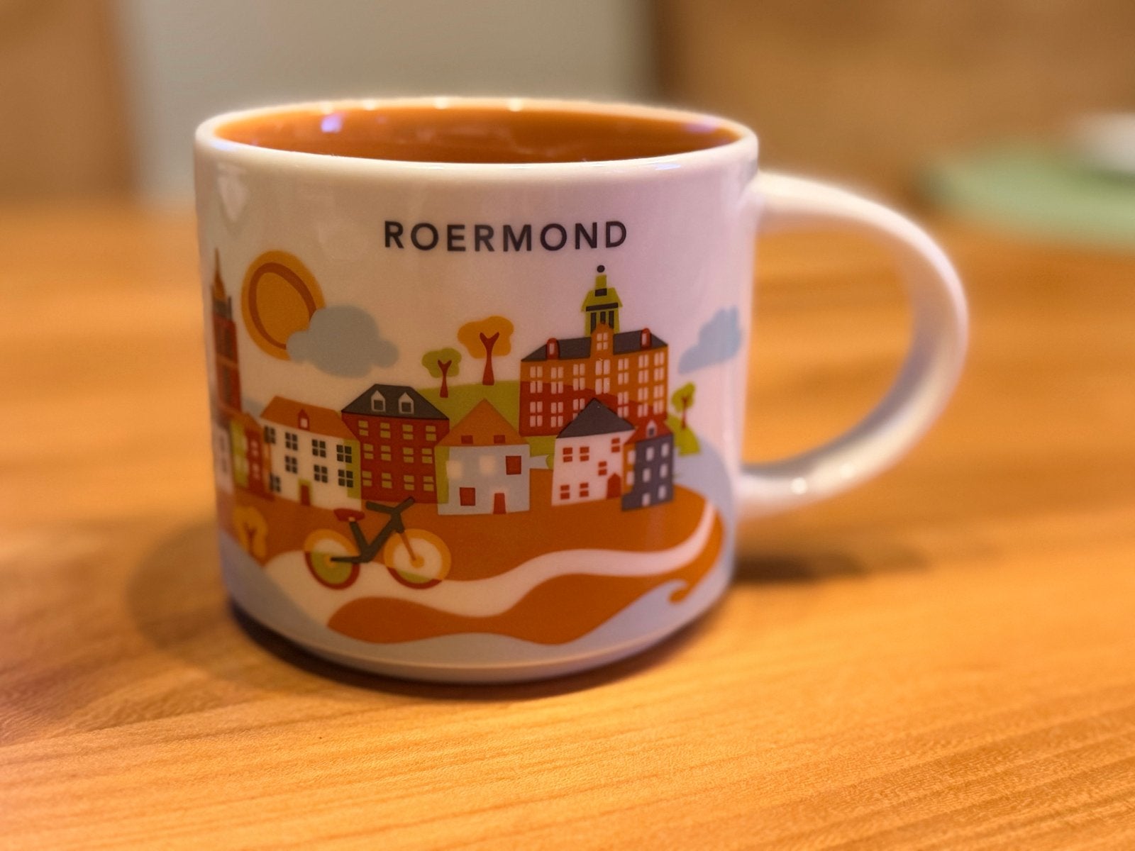 Starbucks 'You Are Here' Mok Roermond - Nieuwstaat, Keramiek, Zo goed als nieuw, Starbucks, Mok