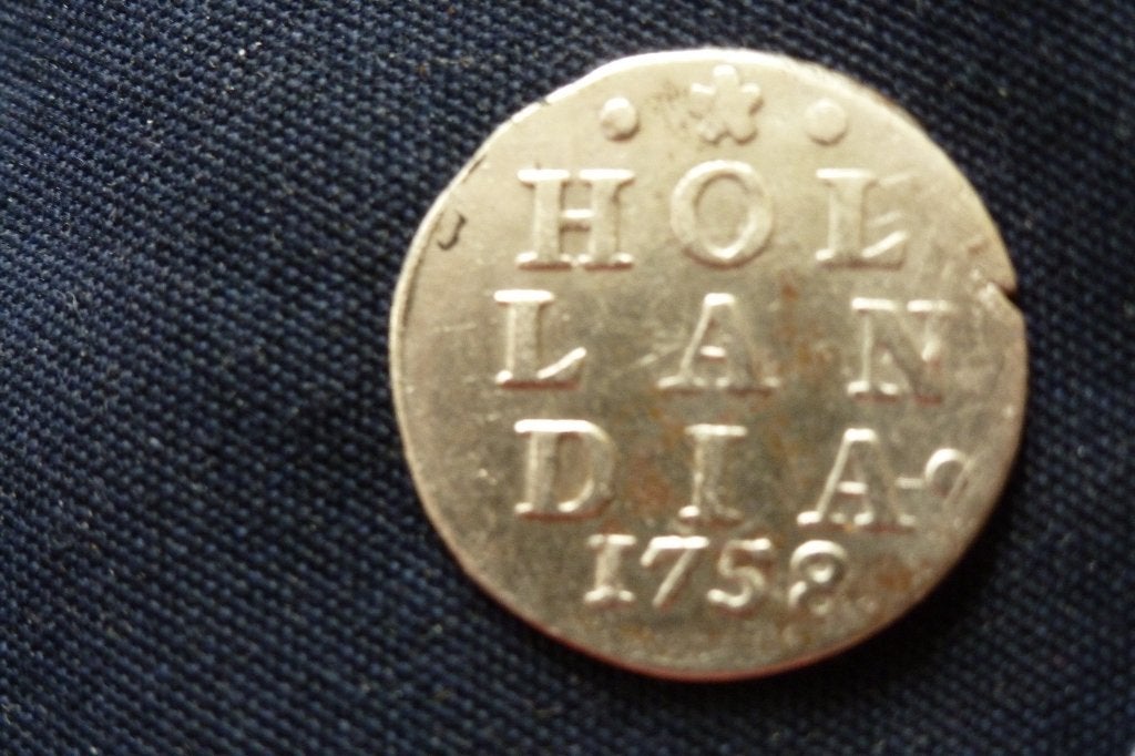 Provinciaal - mooie oude 2 stuiver zilver Holland 1758, Postzegels en Munten, Munten | Nederland, Vóór koninkrijk, Zilver, Losse munt