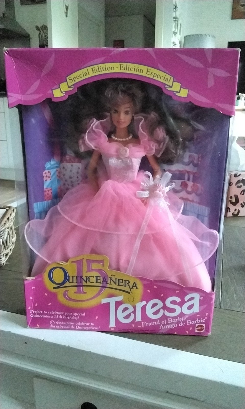 Barbie Quinceañera Teresa Special Edition pop uit 1994., Ophalen of Verzenden, Nieuw, Barbie