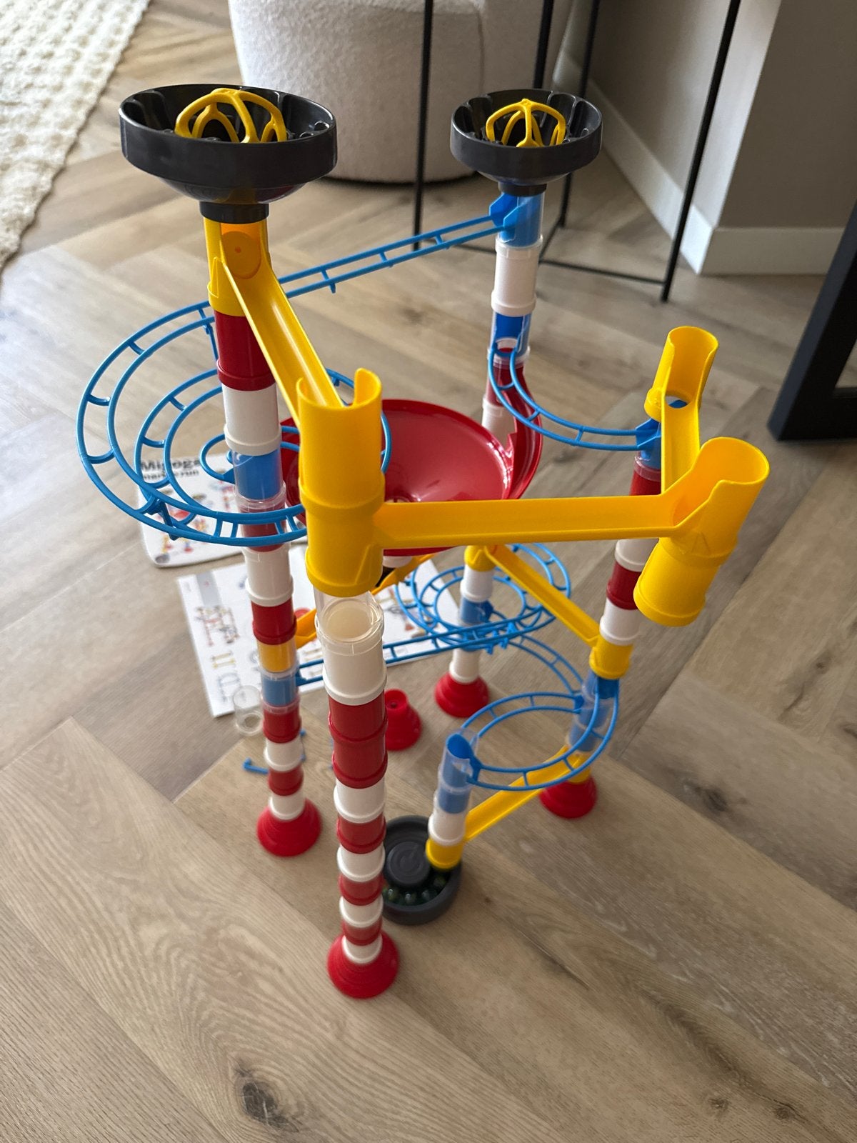 Migoga Marble Run Vortis knikkerbaan met 5 knikkers, Ophalen, Gebruikt, Jongen of Meisje
