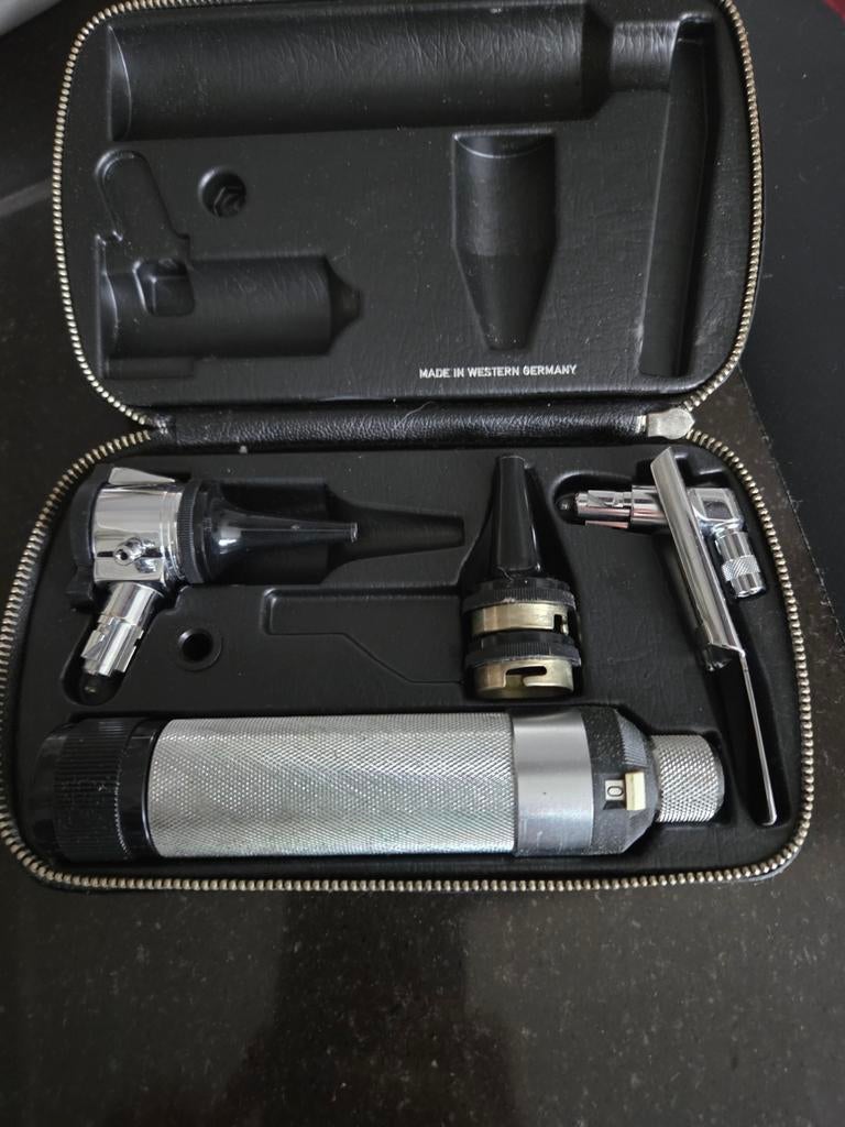 Vintage Heine Otoscoop Set - Made in Western Germany, Ophalen of Verzenden