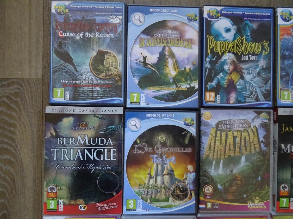 25 PC Games, Spelcomputers en Games, Games | Pc, Zo goed als nieuw, Overige genres, 1 speler, Vanaf 3 jaar, Eén computer, Ophalen of Verzenden