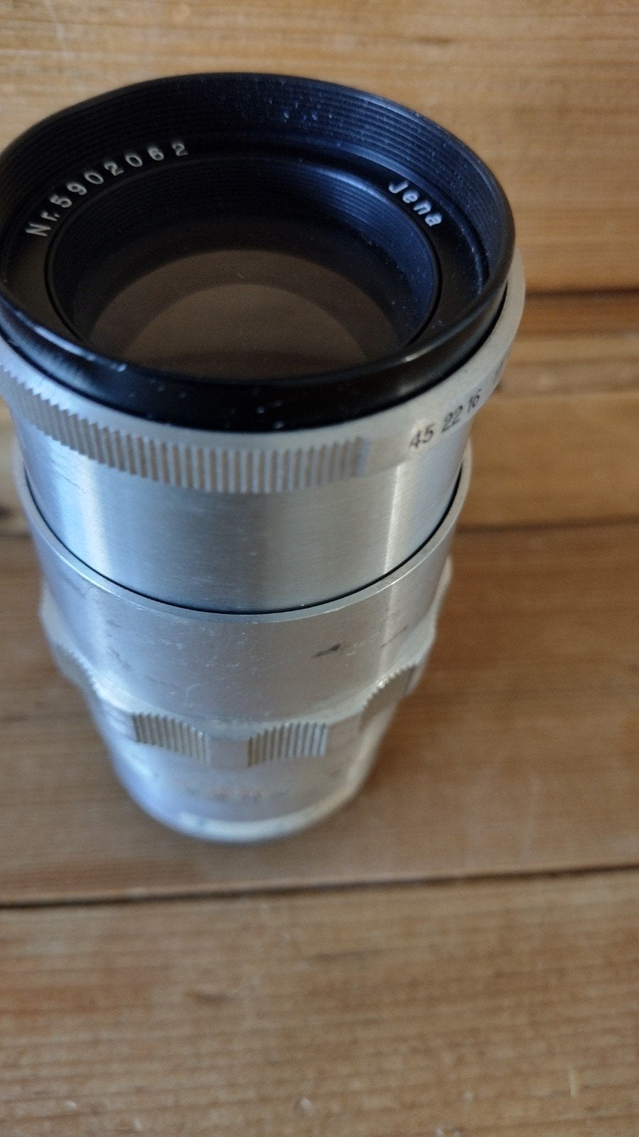 vintage Carl Zeiss Jena S 1:4 f=135 telelens., Ophalen of Verzenden, Gebruikt, Telelens