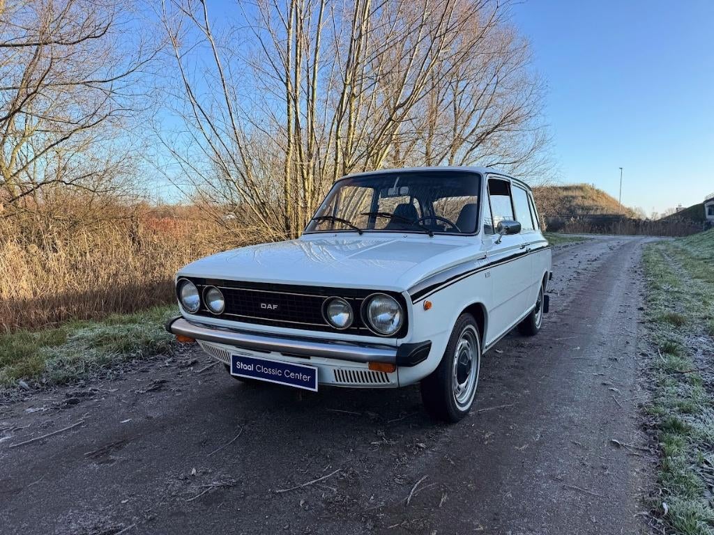 DAF 66 Marathon Combi 1975 unieke station met Variomatic, Auto's, Automaat, Zwart, Wit, Stationwagon