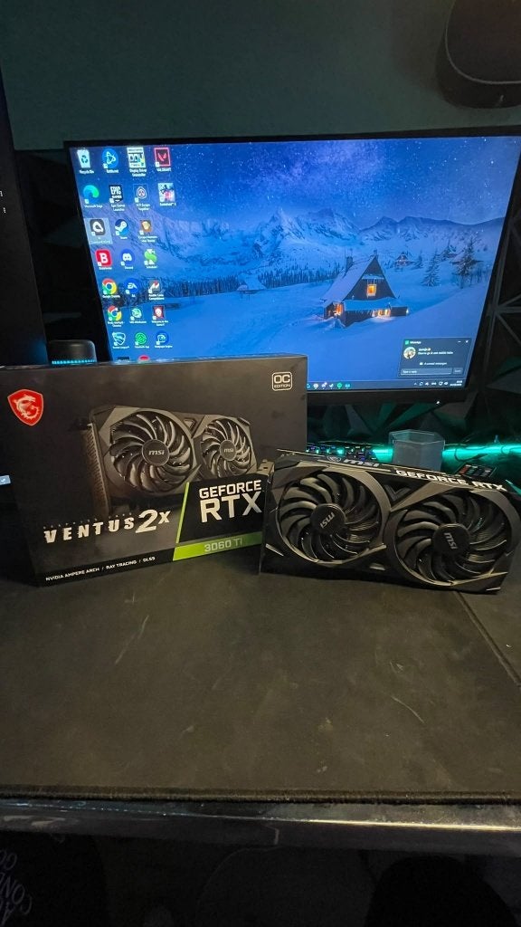 MSI GeForce RTX 3060 Ti Ventus 2X OC Zeer nette staat!!, Computers en Software, GDDR6, PCI-Express 4, Ophalen of Verzenden, Zo goed als nieuw