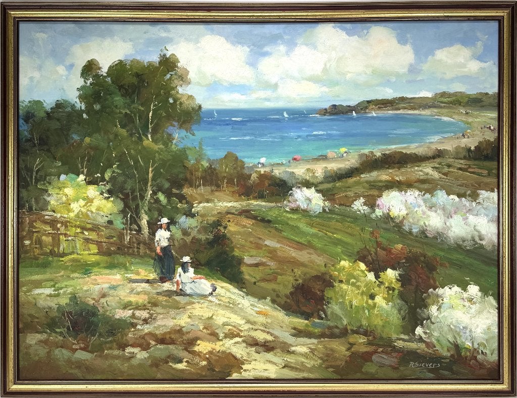 1117. Olieverfschilderij, Rien Sievers, 20e eeuw, Ophalen