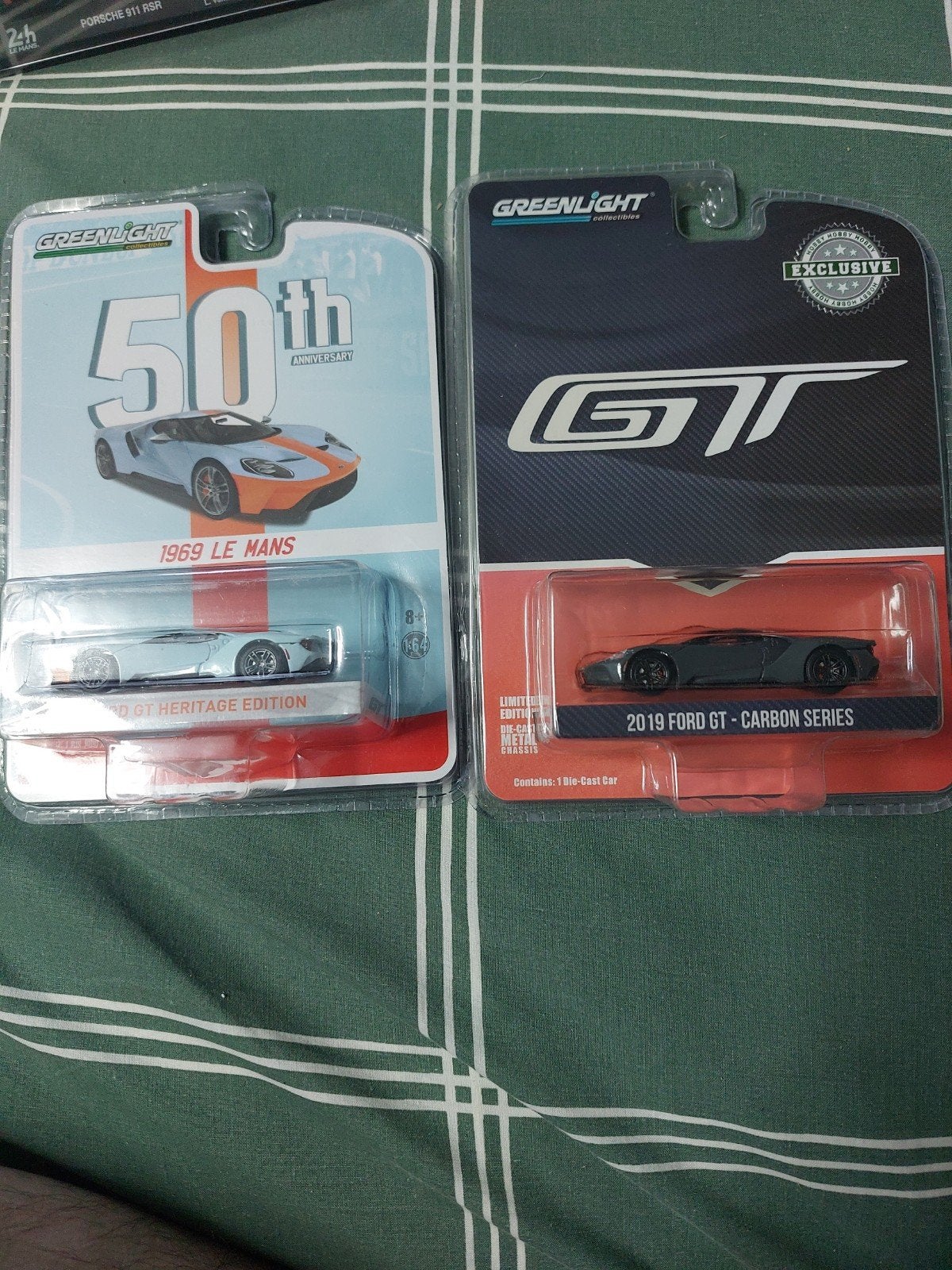 Greenlight Ford GT Heritage Edition & Carbon Series, Hobby en Vrije tijd, Modelauto's | 1:43, Ophalen of Verzenden