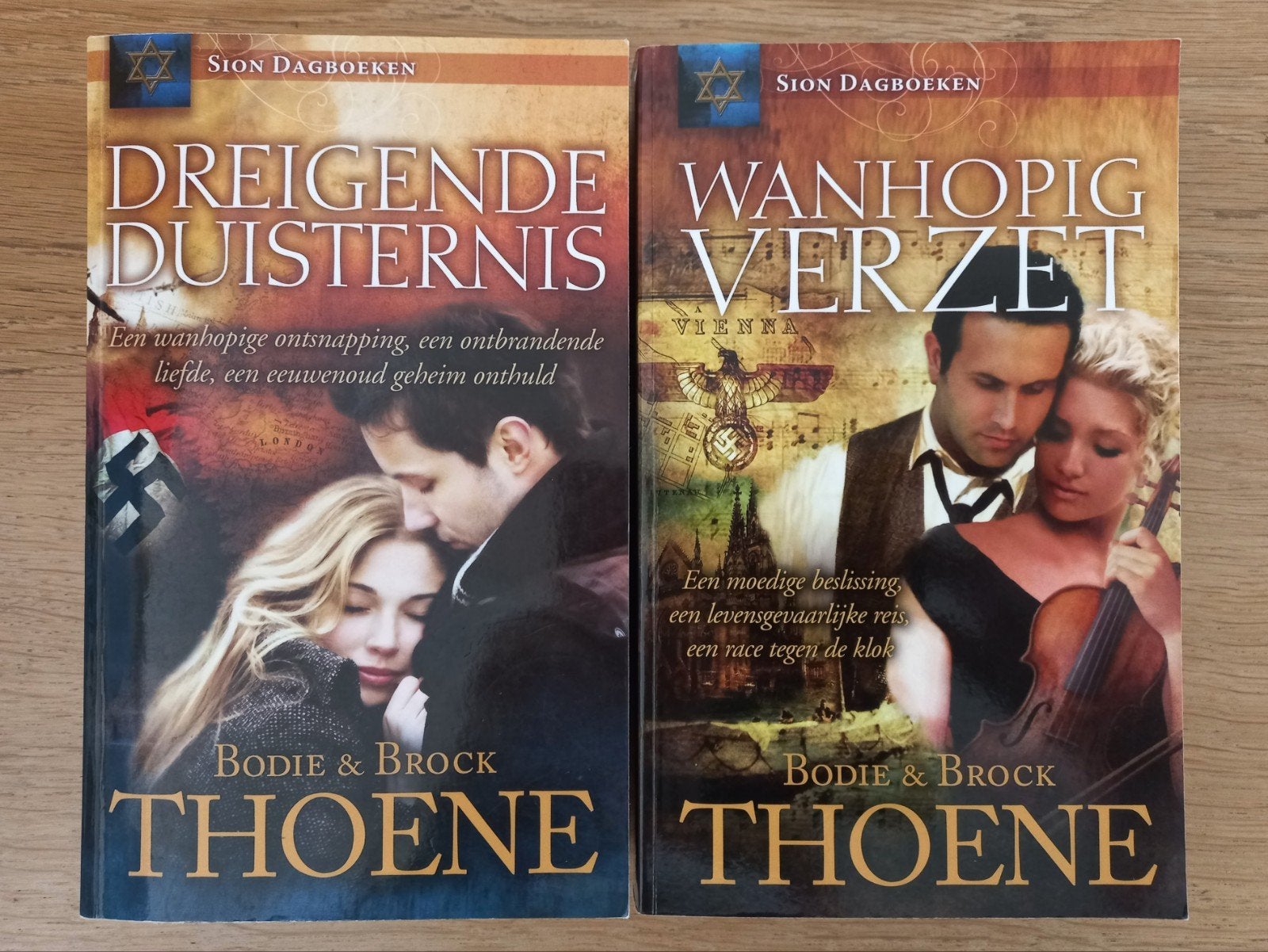 SION DAGBOEKEN serie, Bodie Thoene, chr. hist IZGS samen €10, Ophalen of Verzenden, Gelezen