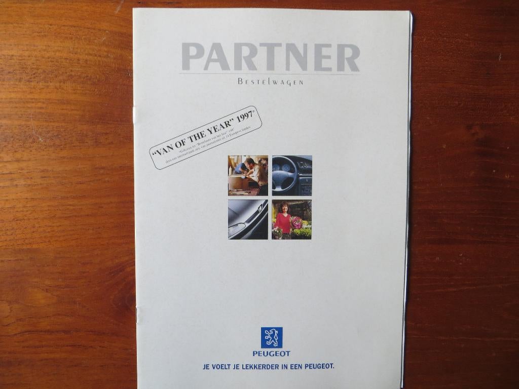 Peugeot Partner Bestelwagen (sept. 1996) met bijlage, Ophalen of Verzenden, Nieuw, Peugeot