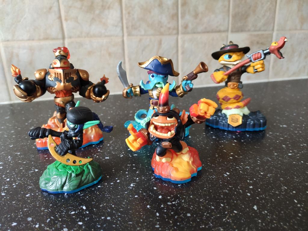 5 Skylanders Swap Force Characters, Avontuur en Actie, 2 spelers, Ophalen of Verzenden, Zo goed als nieuw