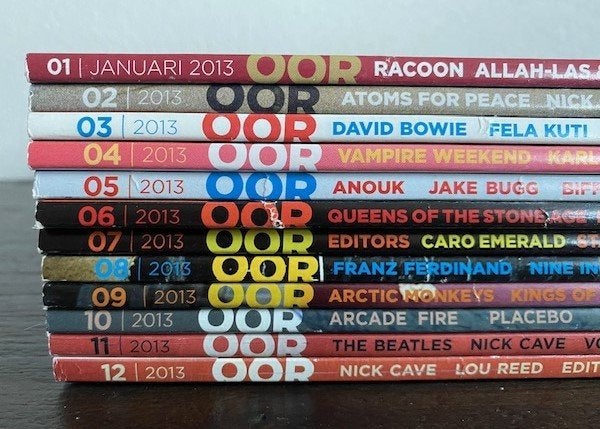 Muziekkrant OOR – Complete Jaargang 2013 (12 exemplaren), Boeken, Ophalen of Verzenden, Gelezen, Muziek, Film of Tv