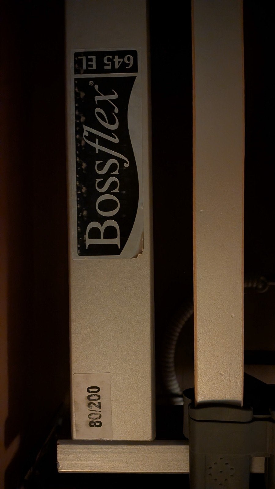 Bossflex 645 EL Lattenbodem 80x200 cm, Ophalen, Eenpersoons, Zo goed als nieuw, 80 cm